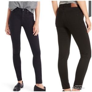 Madewell 9” High Rise Skinny Sateen